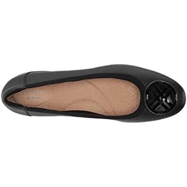 Bailarinas Mujer Sara Wil Low Clarks Cuero Negro