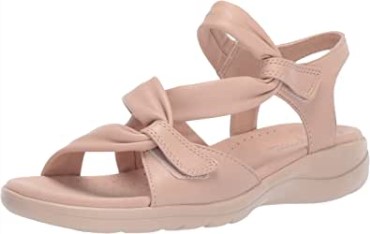 Sandalias Saylie Moon Para Mujer Clarks En Piel Rubor