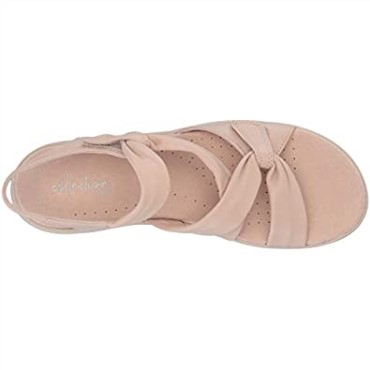 Sandalias Saylie Moon Para Mujer Clarks En Piel Rubor