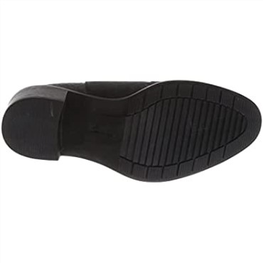 Bota De Moda Con Cremallera Scene Para Mujer Combinación Negra Clarks
