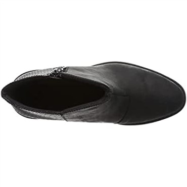 Bota De Moda Con Cremallera Scene Para Mujer Combinación Negra Clarks