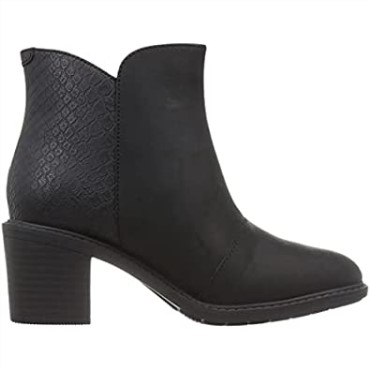 Bota De Moda Con Cremallera Scene Para Mujer Combinación Negra Clarks