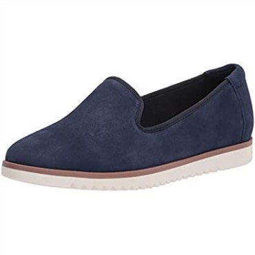 Mocasines Mujer Serena Brynn Flat Navy Suede Clarks