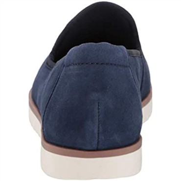 Mocasines Mujer Serena Brynn Flat Navy Suede Clarks