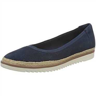 Bailarinas Mujer Serena Kellyn Ante Azul Marino Clarks
