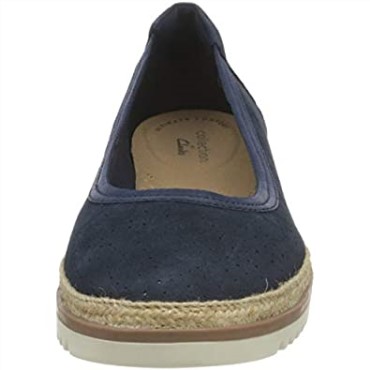 Bailarinas Mujer Serena Kellyn Ante Azul Marino Clarks