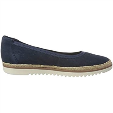 Bailarinas Mujer Serena Kellyn Ante Azul Marino Clarks