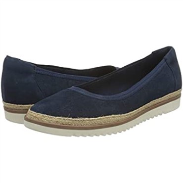 Bailarinas Mujer Serena Kellyn Ante Azul Marino Clarks