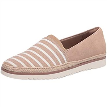 Mocasin Mujer Serena Paige Flat Sand Textil Ante Combi Clarks