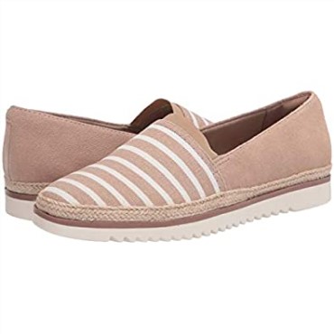 Mocasin Mujer Serena Paige Flat Sand Textil Ante Combi Clarks