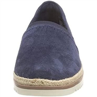 Mocasines Mujer Serena Paige Ante Azul Marino Clarks