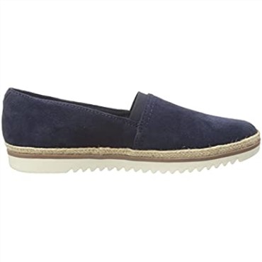 Mocasines Mujer Serena Paige Ante Azul Marino Clarks