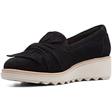Mocasines Mujer Sharon Dasher Beige Negro Negro Clarks
