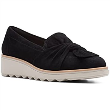 Mocasines Mujer Sharon Dasher Beige Negro Negro Clarks