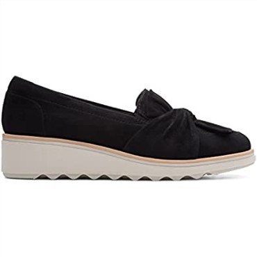 Mocasines Mujer Sharon Dasher Beige Negro Negro Clarks