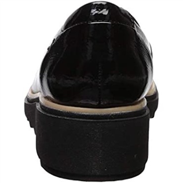 Mocasín Mujer Sharon Dolly Negro Charol Sintético Clarks