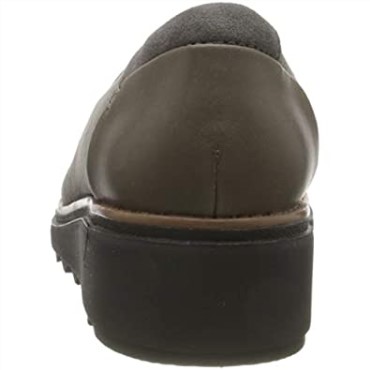Mocasines De Mujer Sharon Dolly Clarks Grey Suede W Dark Tan World