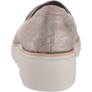 Mocasines Mujer Sharon Dolly Peltre Metalizado Textil Clarks
