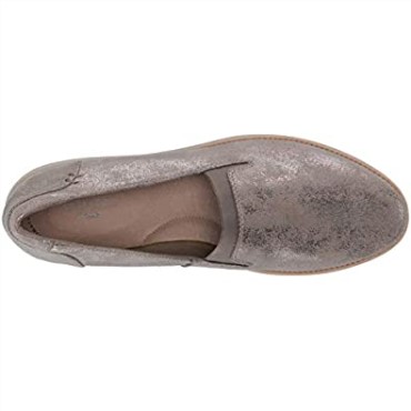 Mocasines Mujer Sharon Dolly Peltre Metalizado Textil Clarks