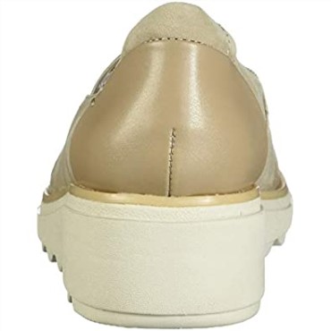 Mocasines De Mujer Sharon Dolly Sand Suede Clarks