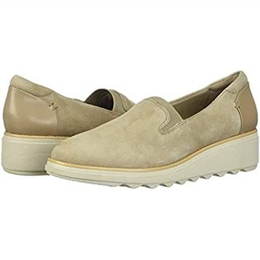 Mocasines De Mujer Sharon Dolly Sand Suede Clarks