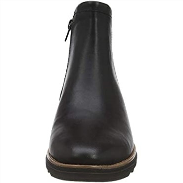 Botin Mujer Sharon Heights Clarks Piel Negra