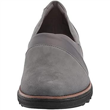 Mocasín Mujer Sharon Pump Clarks Ante Gris Oscuro