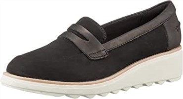 Mocasines Mujer Sharon Ranch Negro Clarks