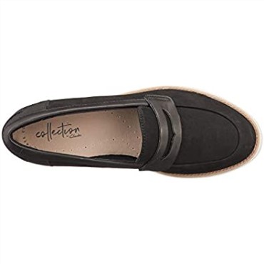 Mocasines Mujer Sharon Ranch Negro Clarks