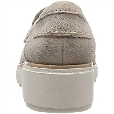 Mocasines Mujer Sharon Ranch Pen Ny Beige Peltre Clarks