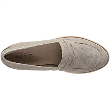 Mocasines Mujer Sharon Ranch Pen Ny Beige Peltre Clarks