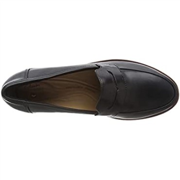 Mule Clarks Mujer Shaylstep Cuero Negro