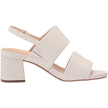 Sandalia De Mujer Con Tacón Tirante 55 Transparente Serpiente Blanca Clarks