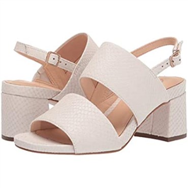 Sandalia De Mujer Con Tacón Tirante 55 Transparente Serpiente Blanca Clarks