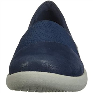 Mocasines Mujer Sillian 20 Moon Clarks Azul Marino Sintético