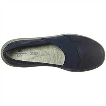 Mocasines Mujer Sillian 20 Moon Clarks Azul Marino Sintético