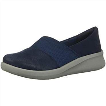 Mocasines Mujer Sillian 20 Moon Flat Azul Clarks