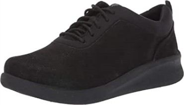Sillian Zapatillas 20 Pace Mujer Negro Clarks Nobuck Sintético
