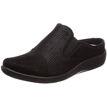 Zuecos Sillian Free Mujer Clarks Negro