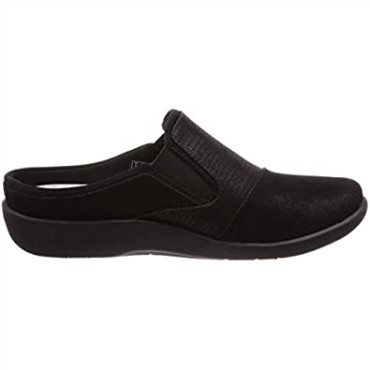 Zuecos Sillian Free Mujer Clarks Negro