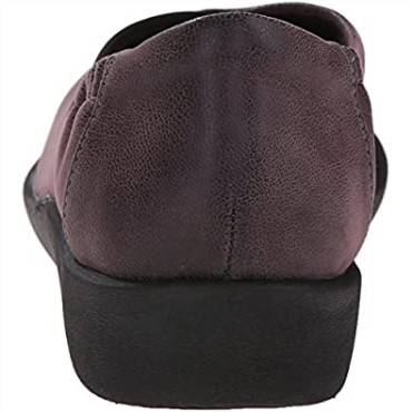 Sillian Jetay Flat Mujer Clarks Violeta Gris Nobuk Sintético