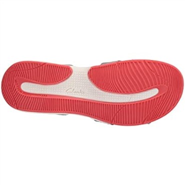Sandalia Plana Mujer Solan Drift Clarks Piel Gamuza Gris