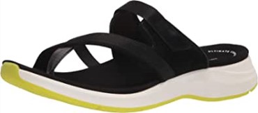 Sandalia Plana Mujer Solan Surf Clarks Piel Serraje Negro