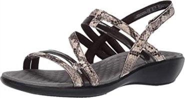 Sandalia Mujer Sonar Pioneer Clarks Taupe Serpiente Sintético Combi