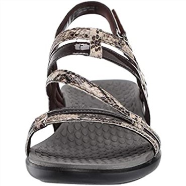Sandalia Mujer Sonar Pioneer Clarks Taupe Serpiente Sintético Combi