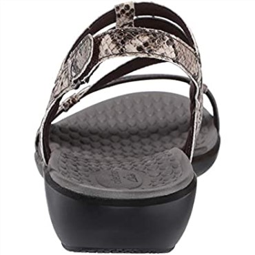 Sandalia Mujer Sonar Pioneer Clarks Taupe Serpiente Sintético Combi