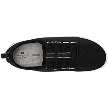 Zapatilla Mujer Step Allena Go Clarks Malla Negra