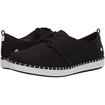 Zapatillas De Mujer Step G Low Lace Lona Negra Clarks