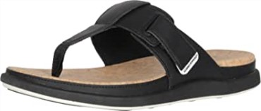 Sandalia Mujer Step June Arrecife Clarks Negro Sintetico