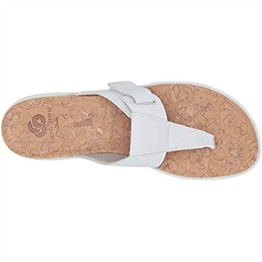 Sandalia Mujer Step June Arrecife Clarks Blanco Sintetico